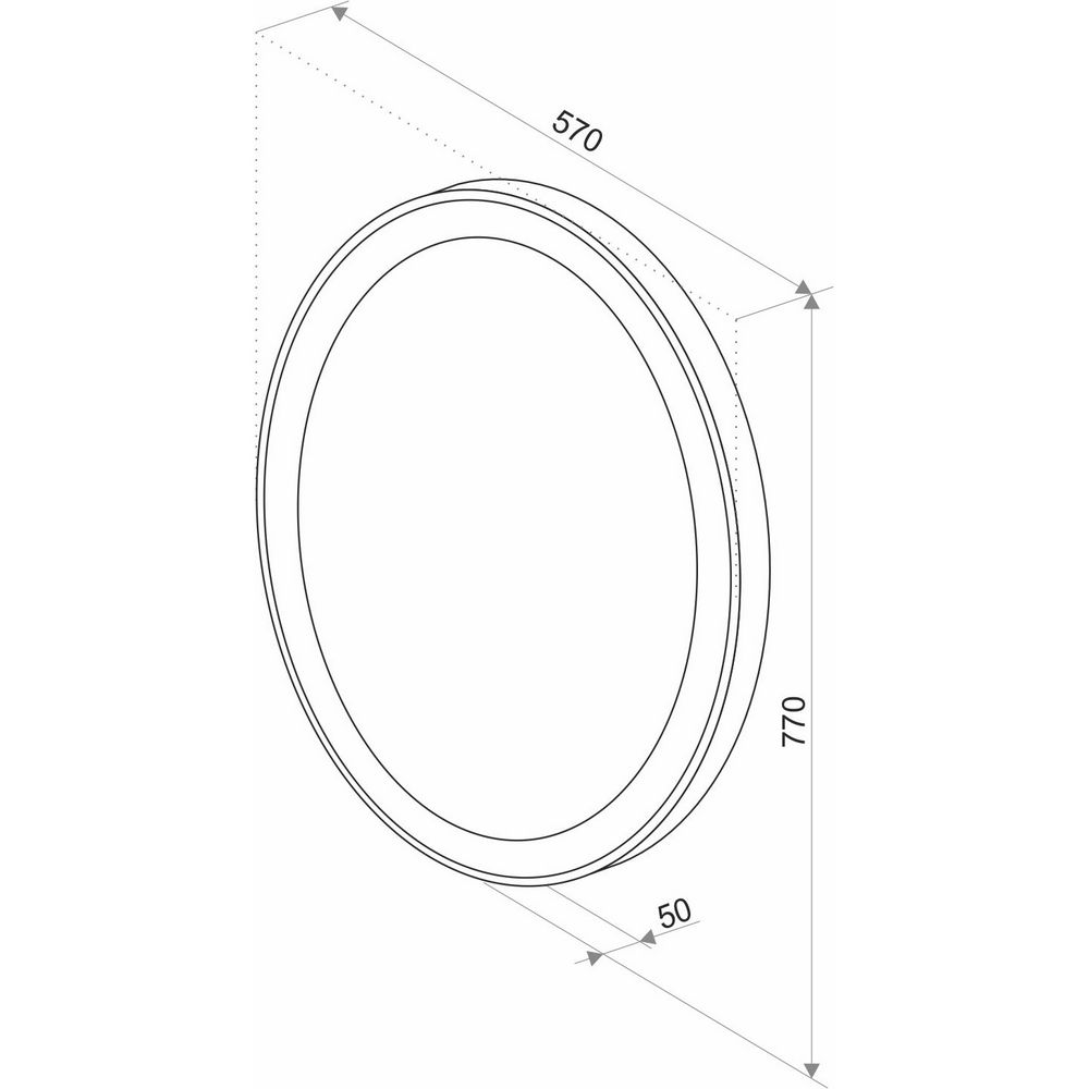 Зеркало Calypso-Verso Led 570x770 (3)