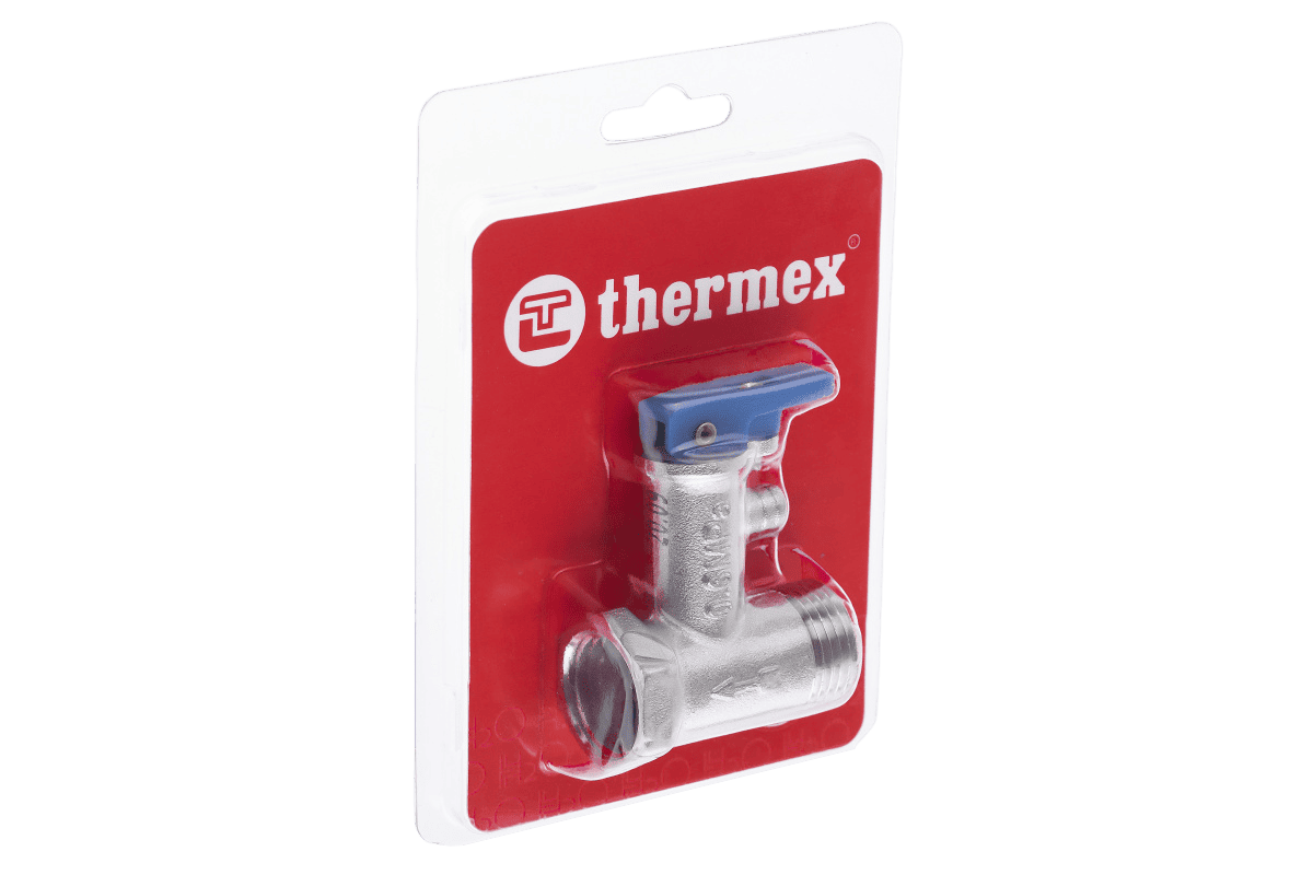 Клапан предохранительный THERMEX 1 2, 6 бар, с ручкой (блистер) (2)