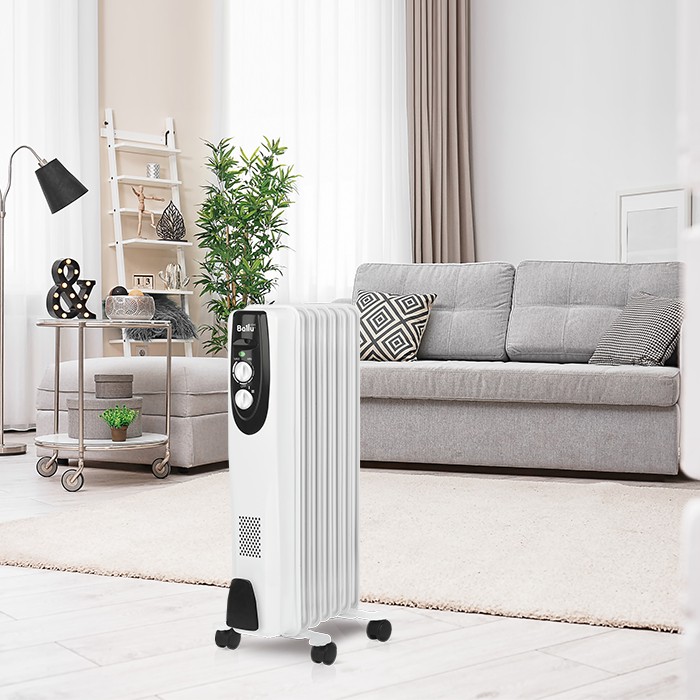 Масляный радиатор Ballu Classic BOHCL-07WRN 1500 (7 секций) (3)