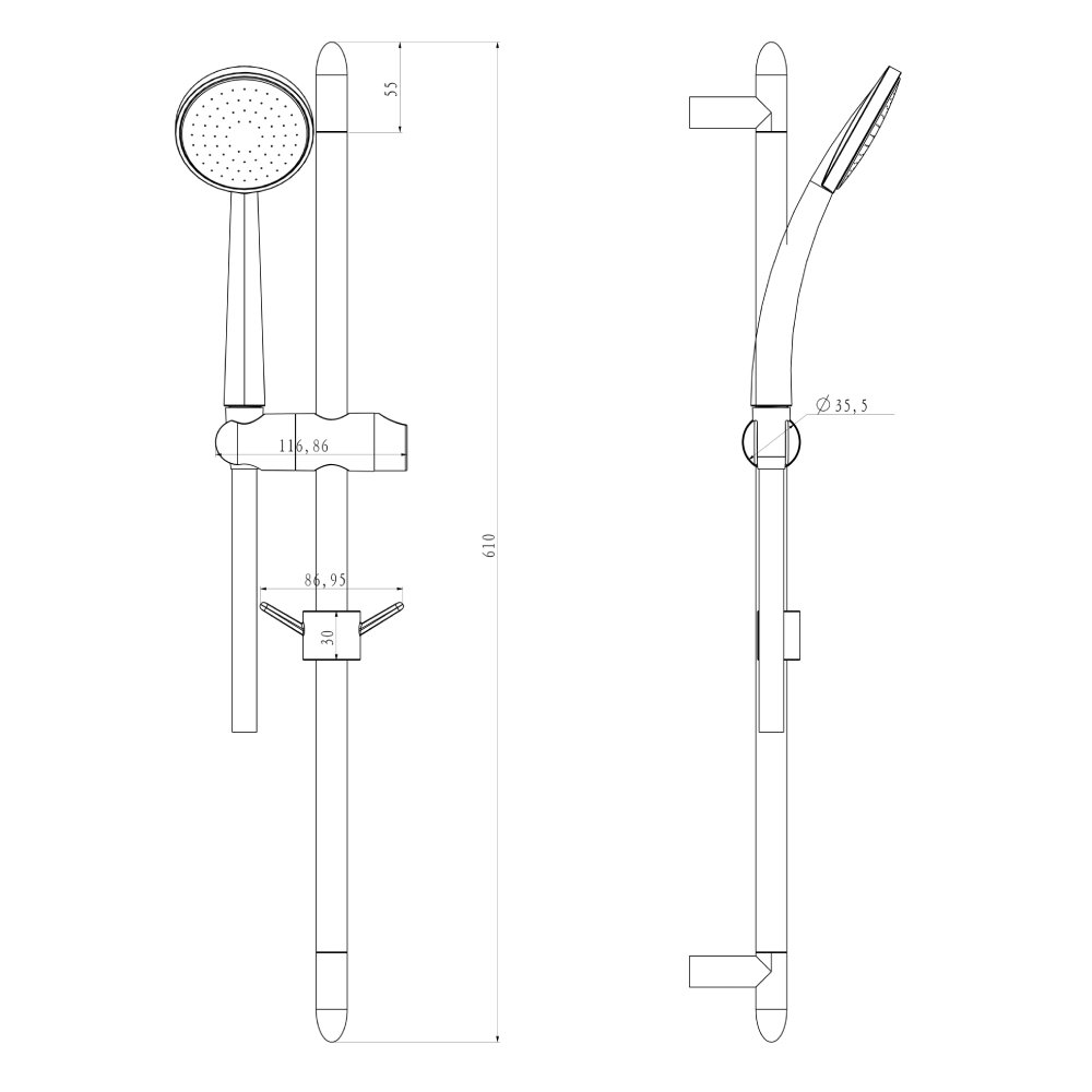 Душевая стойка Lemark LM8067C (2)