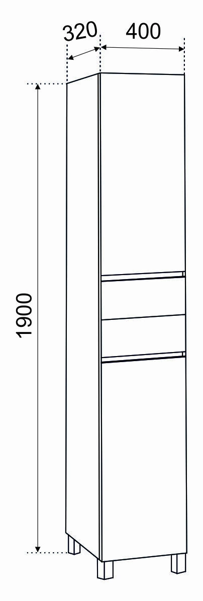 Пенал ДЖЕРСИ 40 (без корзины) R (2)