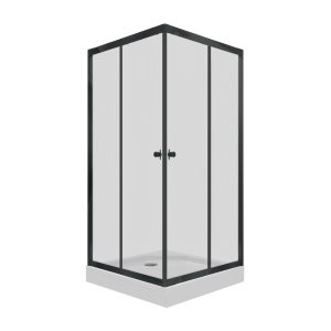 Душевое ограждение Triton Вента-Блэк 80x80