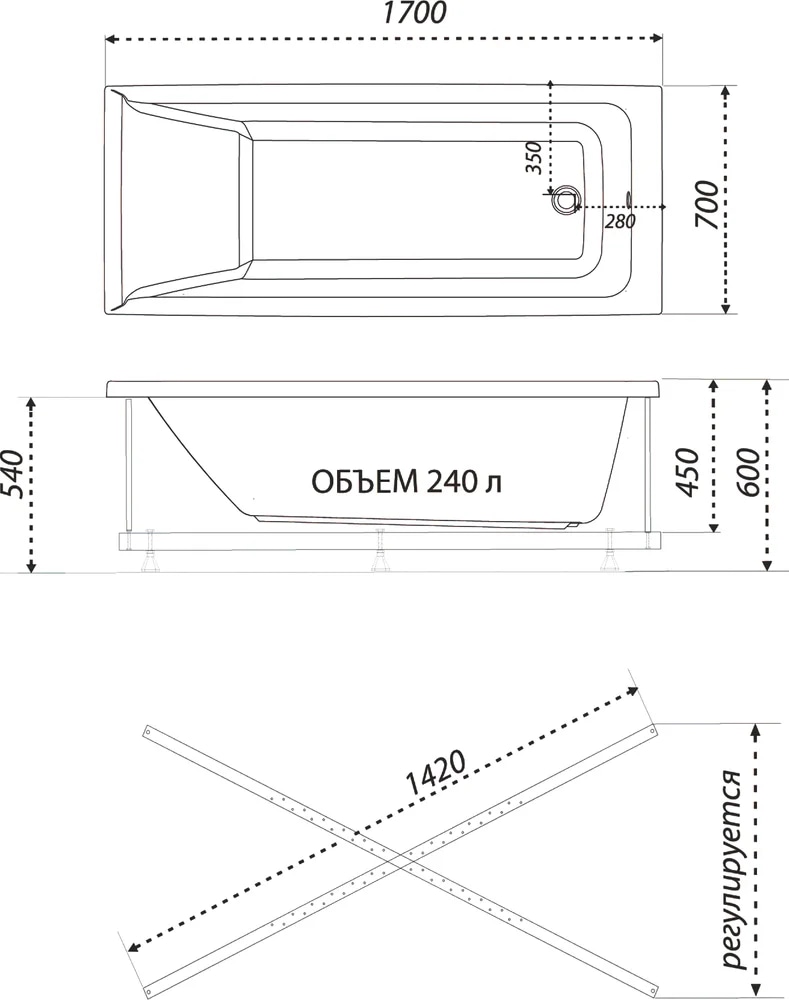 Ванна 1ACReal-Tory 170 (4)