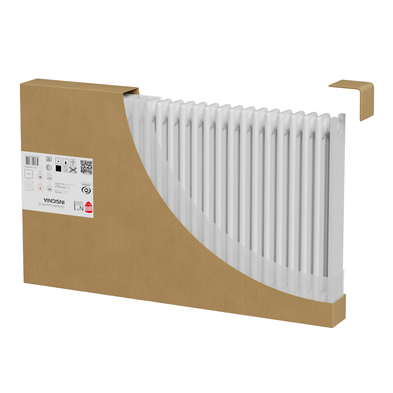 Дизайн-радиатор Royal Thermo Insignia C2180 - 06 секц. RAL9016 (4)