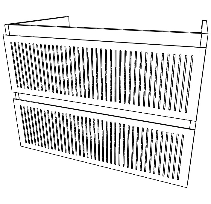 Тумба с раковиной Домино Bazis 70 Tower В2 Белая (5)