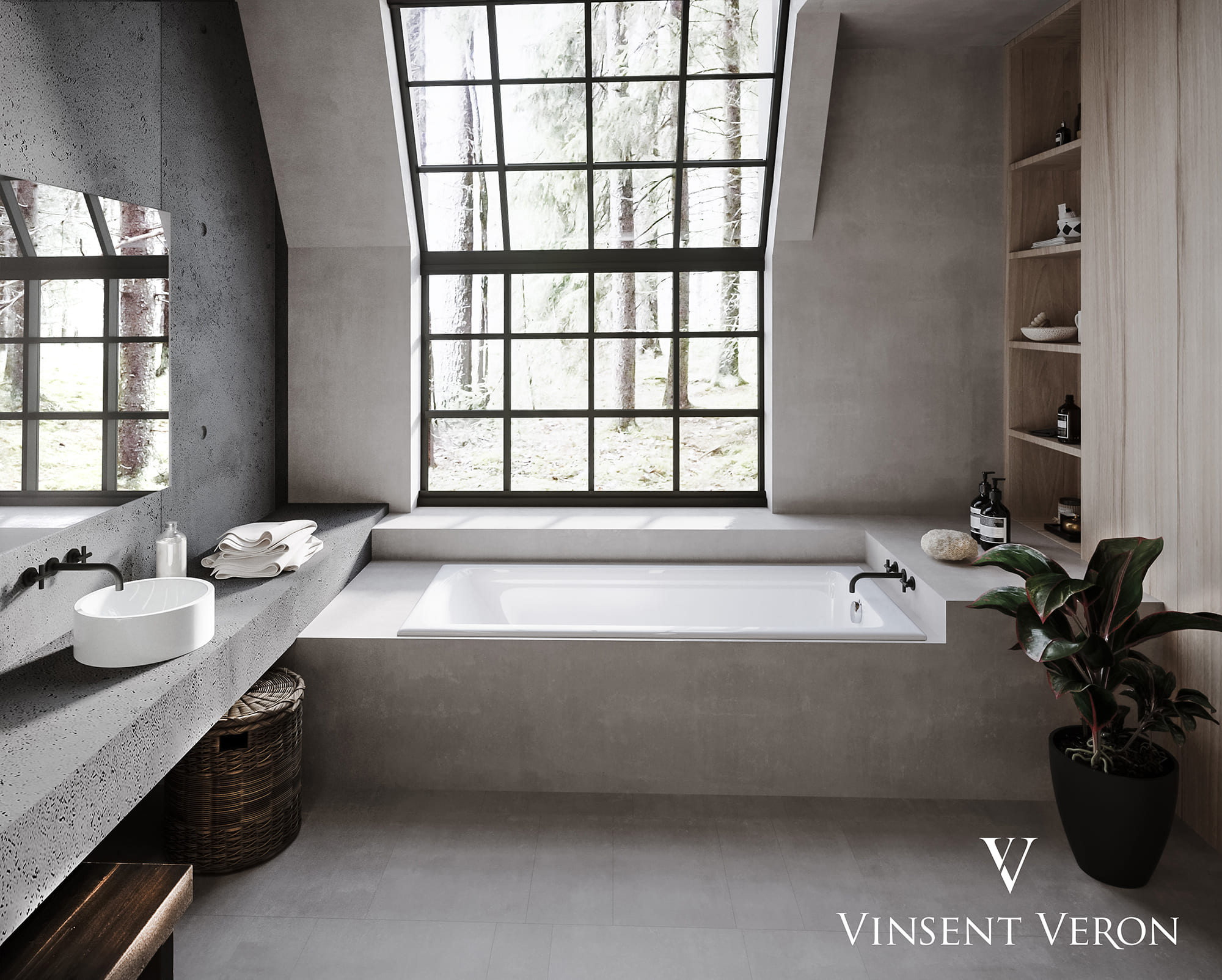 Ванна чугунная Vinsent Veron-Kingston 180x80 (2)