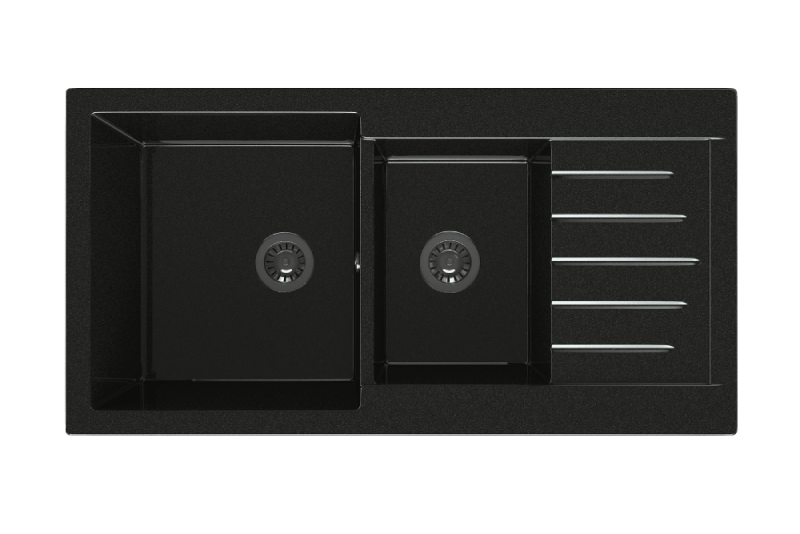 Мойка Maxstone-MS-29 Черный металлик (2)