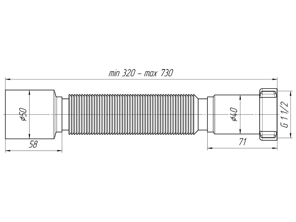 Слив перелив АНИ пласт-K105 (2)