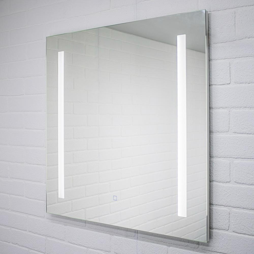 Зеркало с подсветкой Домино Good Light [80, Прямоугольное, Алюминий, Сенсор, GL7014Z]