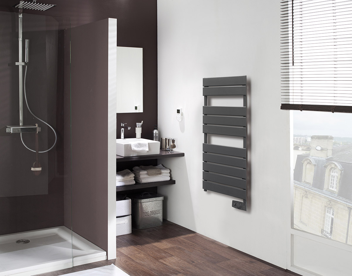 Полотенцесушитель ATLANTIC-ADELIS ANTHRACITE 500W 002240 (5)