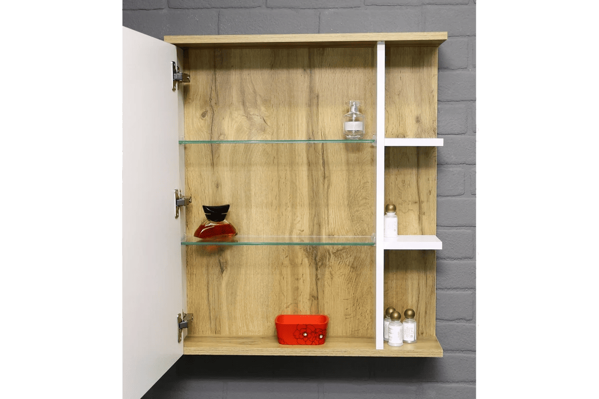 Шкаф-зеркало Домино-Fortuna 60 левый (4)