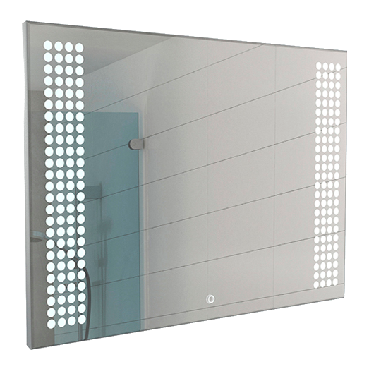 Зеркало с подсветкой Sansa Cosmo 80x70 [Прямоугольное, Алюминий, Сенсор, SC1002Z]