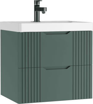 Тумба подвесная Домино Bazis 60 Garden В2 Зелёная