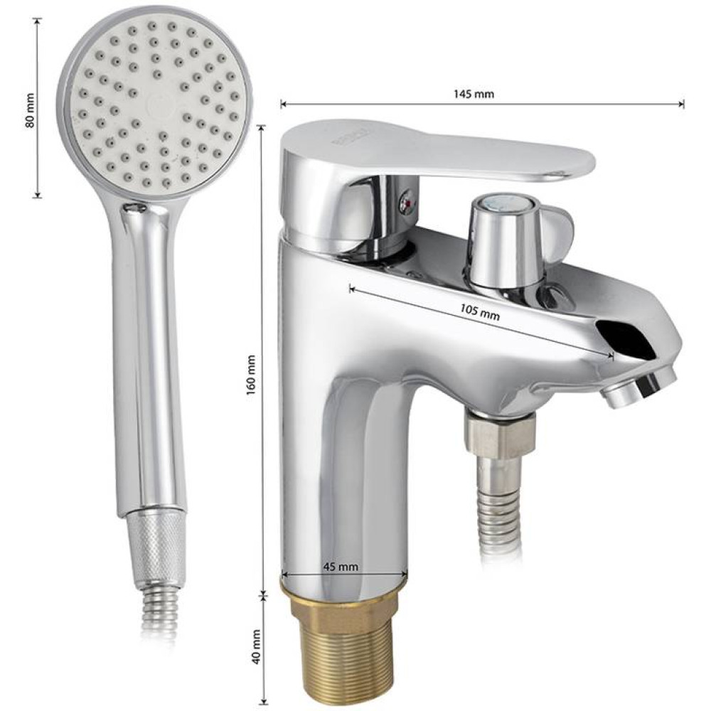 Смеситель BRIMIX 3545 (3)