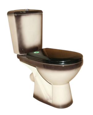 Унитаз-компакт Rosa-Комфорт Чёрный декор