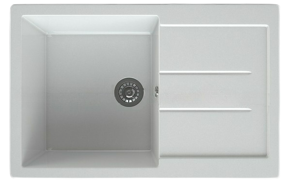 Мойка каменная Maxstone MS-30 Белый металлик (2)
