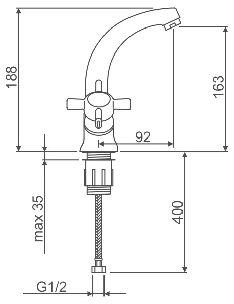 Смеситель Swes-BORSA 2BKEC2 (2)