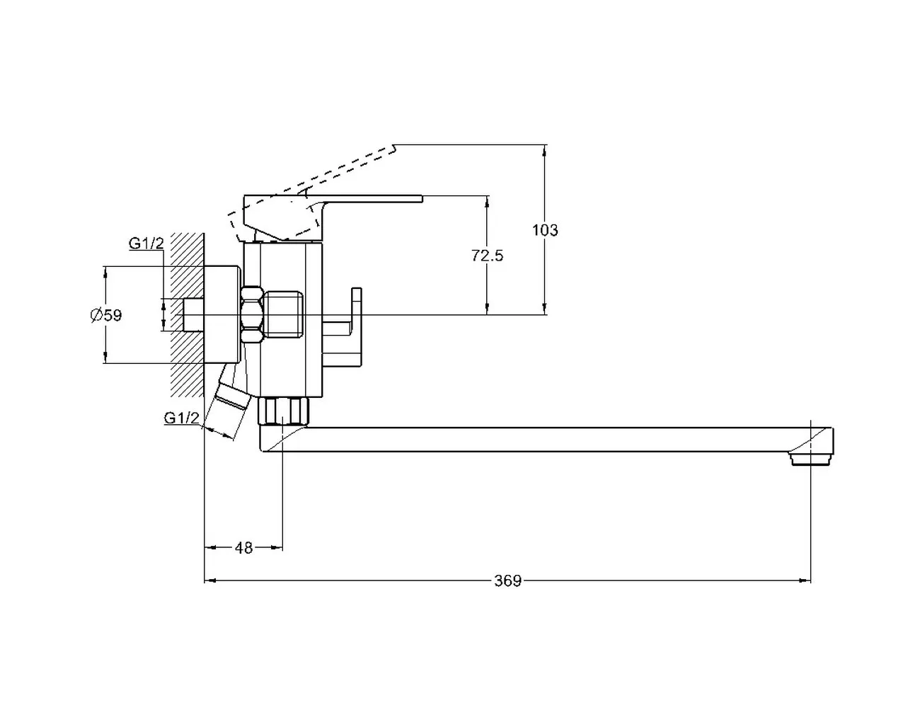 Смеситель NEB7-B123KH (2)