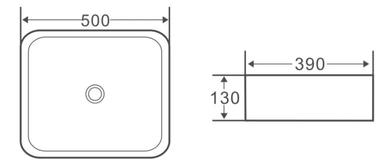 Раковина накладная BelBagno BB1304 (4)