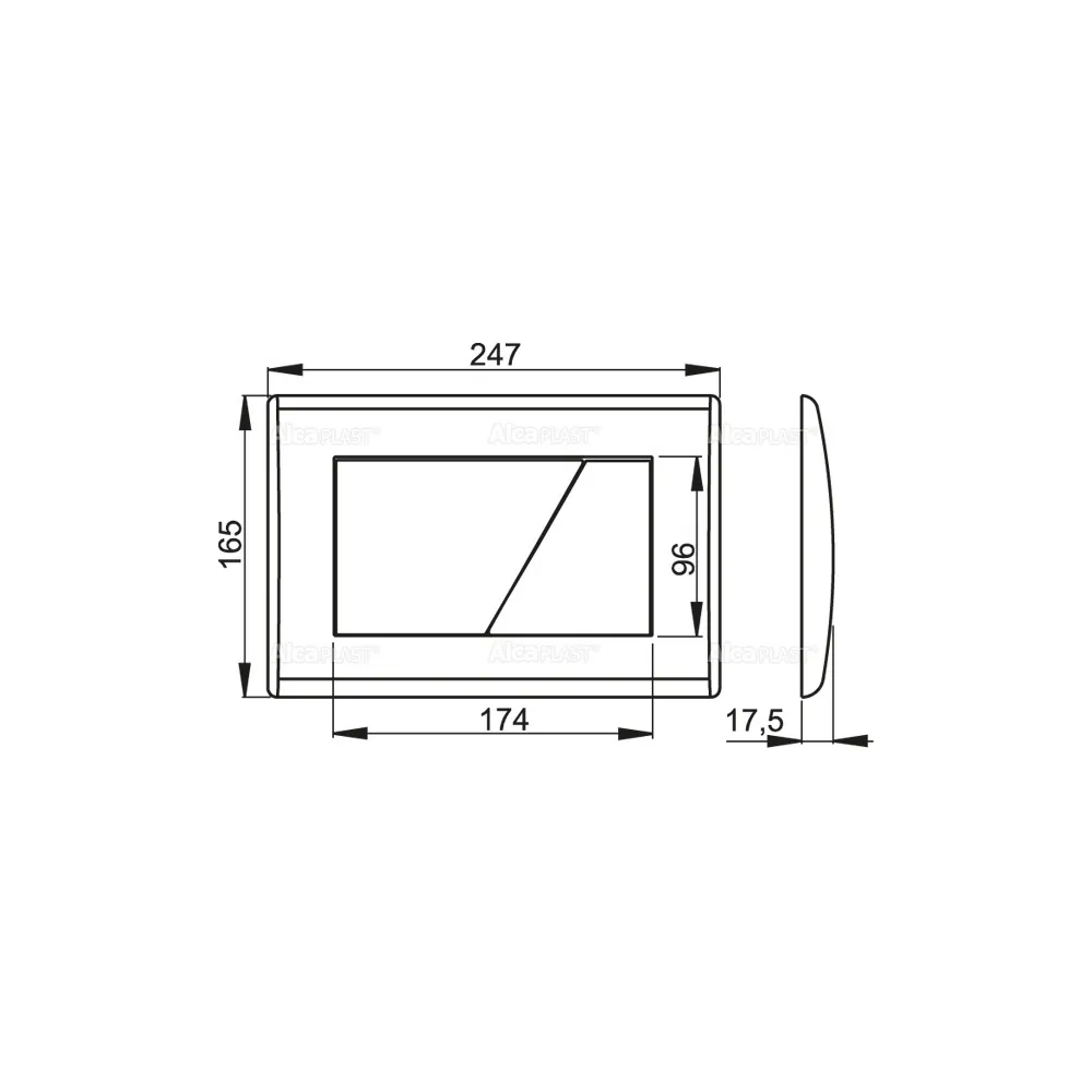 Кнопка AlcaPlast-M170 (2)