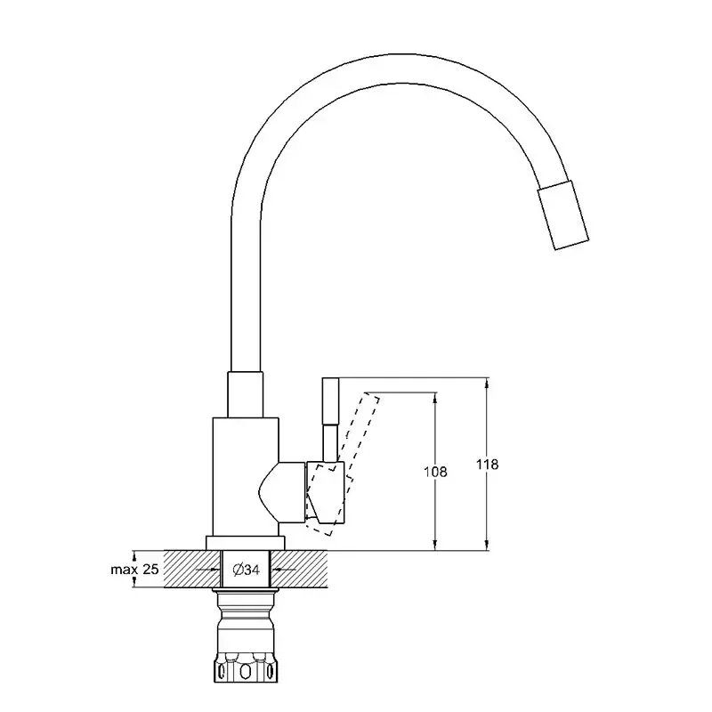 Смеситель G-lauf EZA4-F090GN (2)