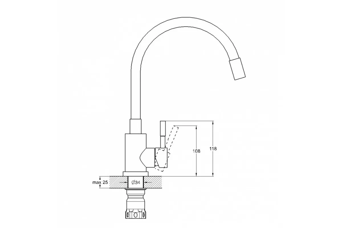 Смеситель G-lauf-EZA4-F090GY (2)