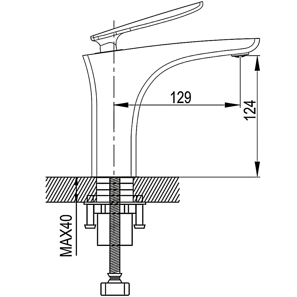 Смеситель Rose-R2701H (4)