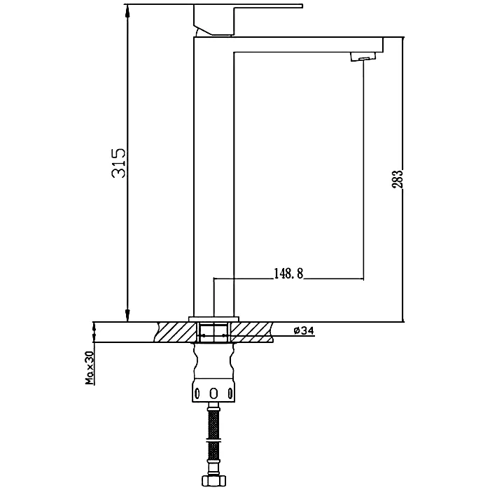 Смеситель для раковины Haiba HB11803-7 (2)