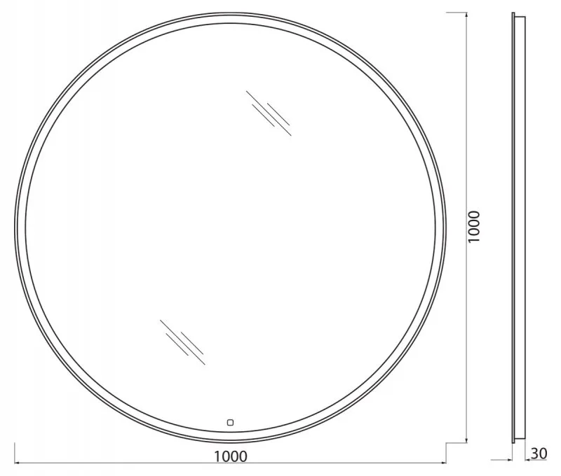 Зеркало BelBagno SPC-RNG-1000-LED-TCH (5)