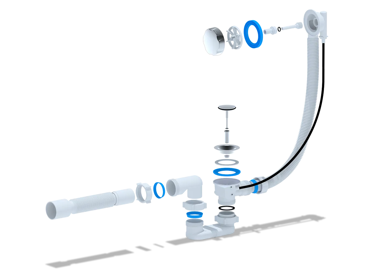 Сифон для ванны  ЕМ 701 (Ani Plast) - 2