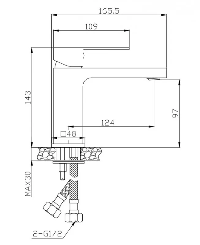 Смеситель BelBagno ROM-LVM-CRM (2)