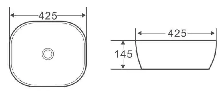 Раковина накладная BelBagno-BB1301 (4)