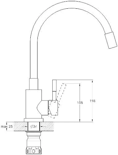 Смеситель G-lauf-EZA4-F090BU (2)